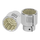 Dado de 1-11/16', 12 puntas, cuadro 3/4', TRUPER D-3454