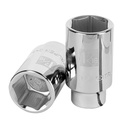 Dado largo de 1-7/16', 6 puntas, cuadro 3/4', Truper D-3446-HL