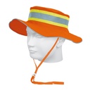 Sombrero naranja alta visibilidad con reflejante, TRUPER SR-600N