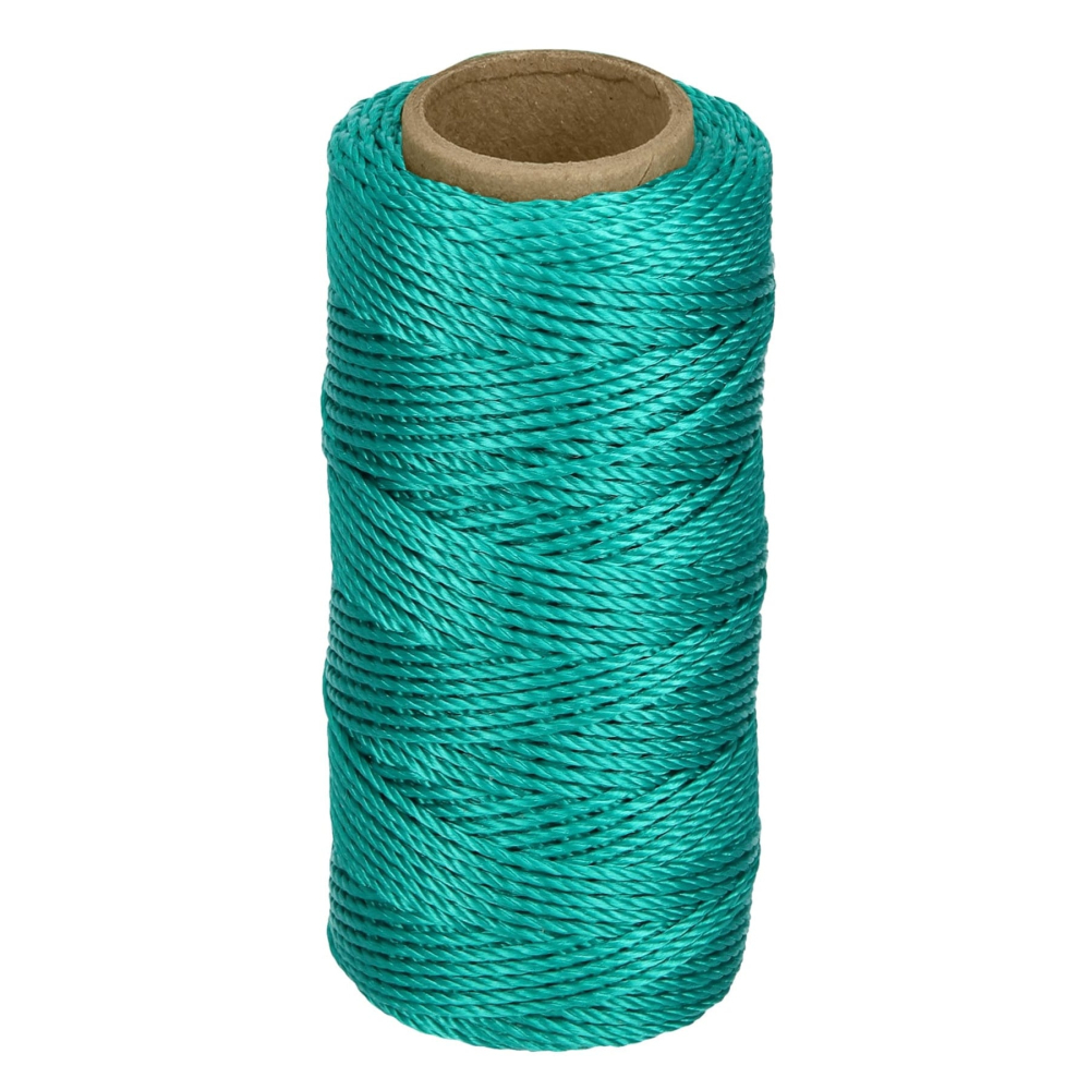 Carrete con 65 m de hilo para albañil verde, Truper HIL-65V