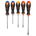 Juego de 5 desarmadores mango Comfort Grip, TRUPER DTJ-5B