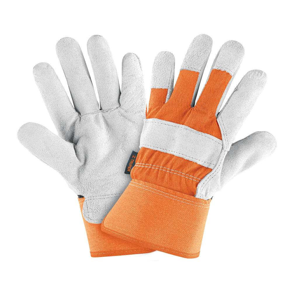 Guantes de carnaza y loneta, unitalla, TRUPER GU-235