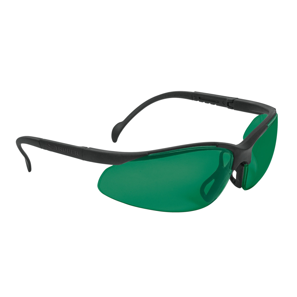Lentes de seguridad verdes, TRUPER Vision LEDE-S5