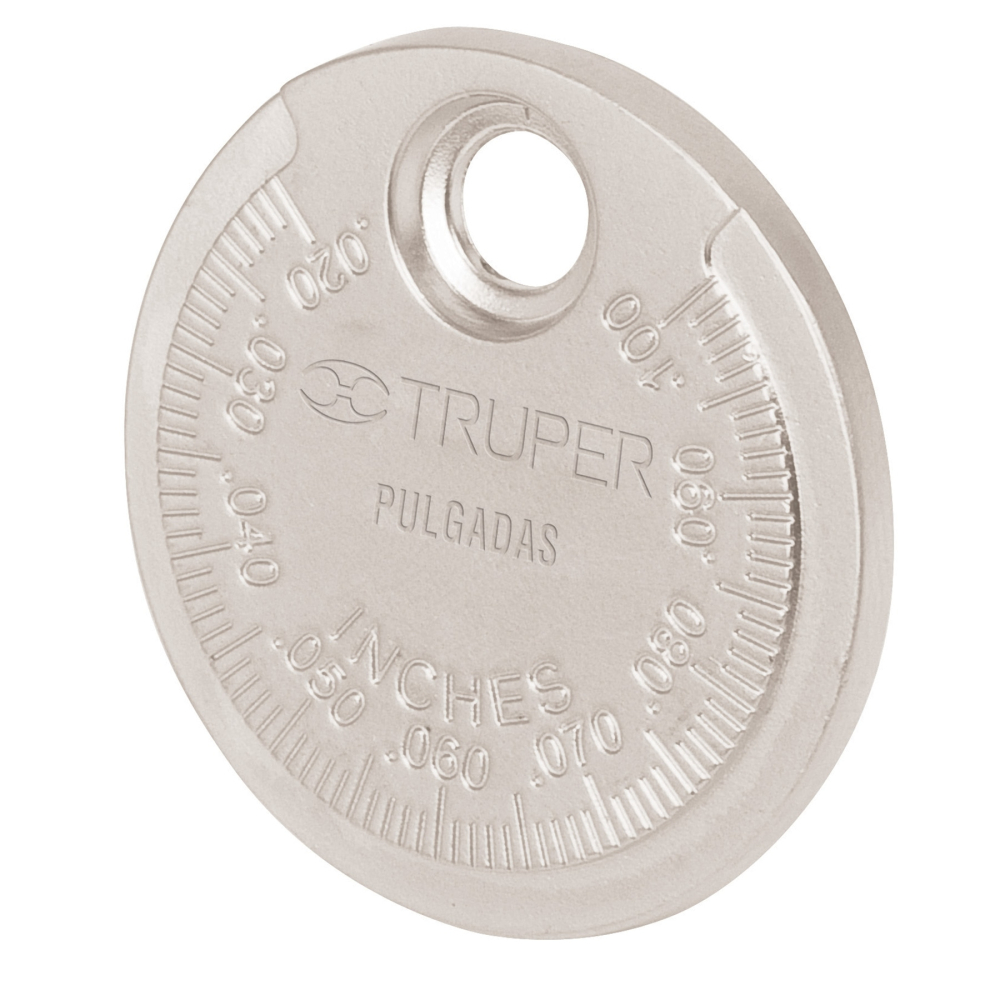 Calibrador redondo para bujías, TRUPER CAL-R