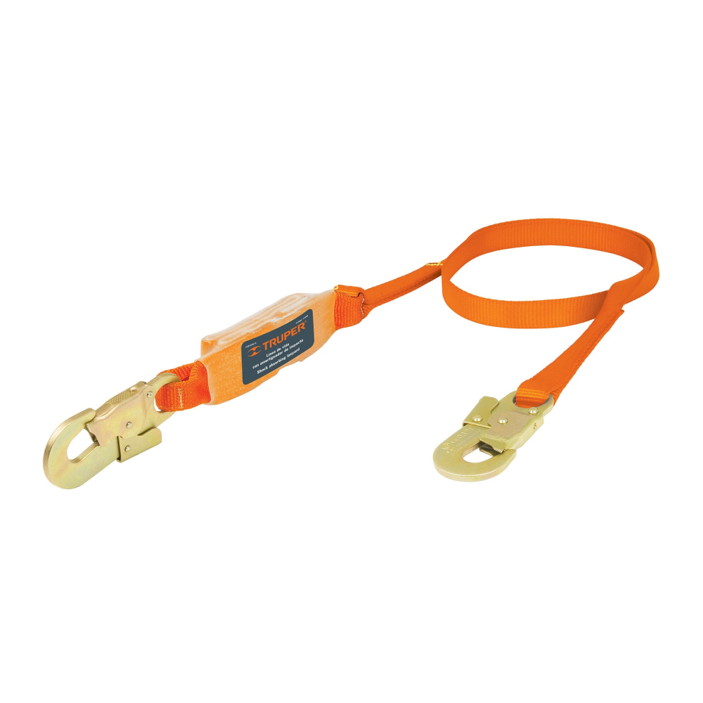 Línea de vida 1.8 m cinta poliéster con absorbedor impacto CAB-5430-18