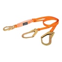 Línea de vida absorbedor impacto, doble brazo, gancho grande CAB-5432-18