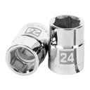 Dado de 24 mm, 6 puntas, cuadro 3/4', TRUPER D-3424-M