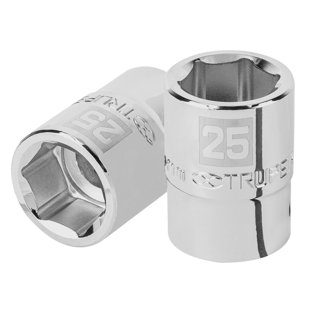 Dado de 25 mm, 6 puntas, cuadro 3/4', TRUPER D-3425-M