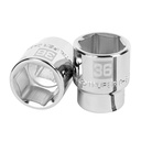 Dado de 36 mm, 6 puntas, cuadro 3/4', TRUPER D-3436-M