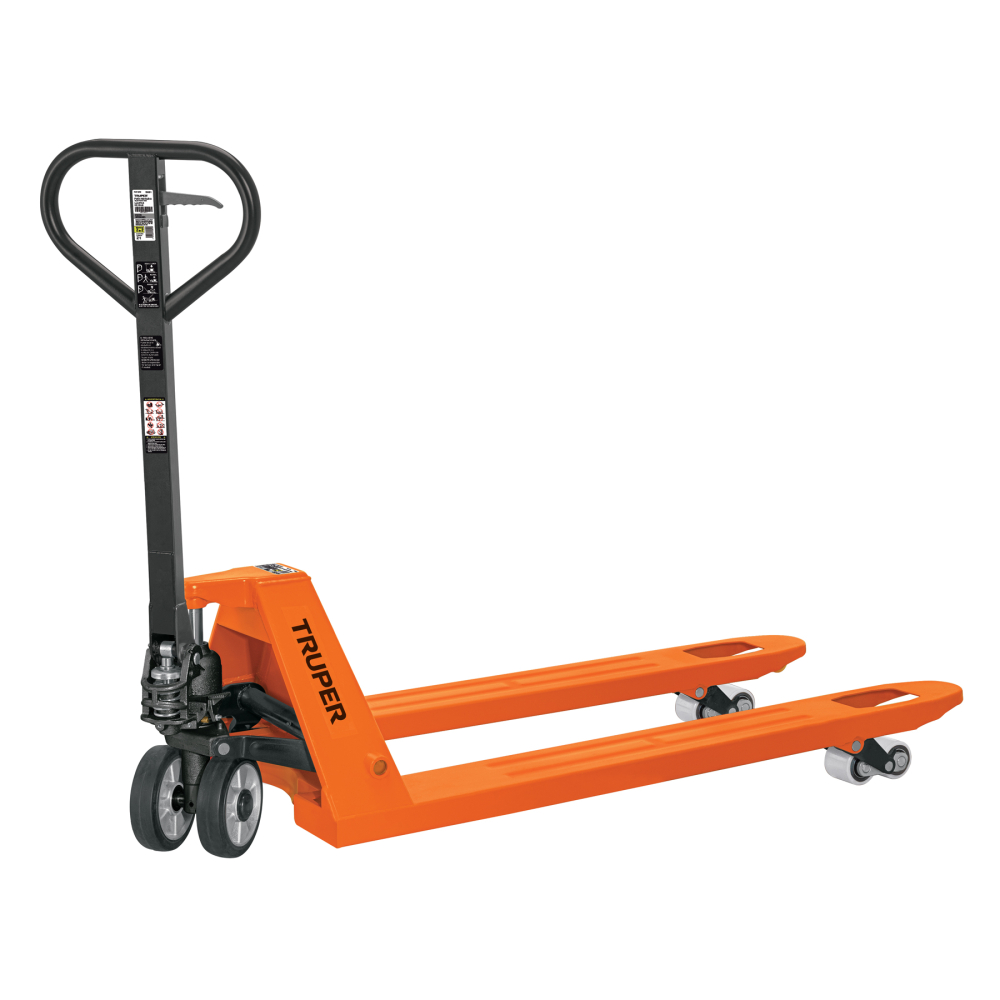 Patín traspaleta 2 ton con ruedas de hule/poliuretano PAT-2HU