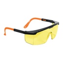 Lentes de seguridad ajustables ámbar, TRUPER CLASSIC LEN-2000A