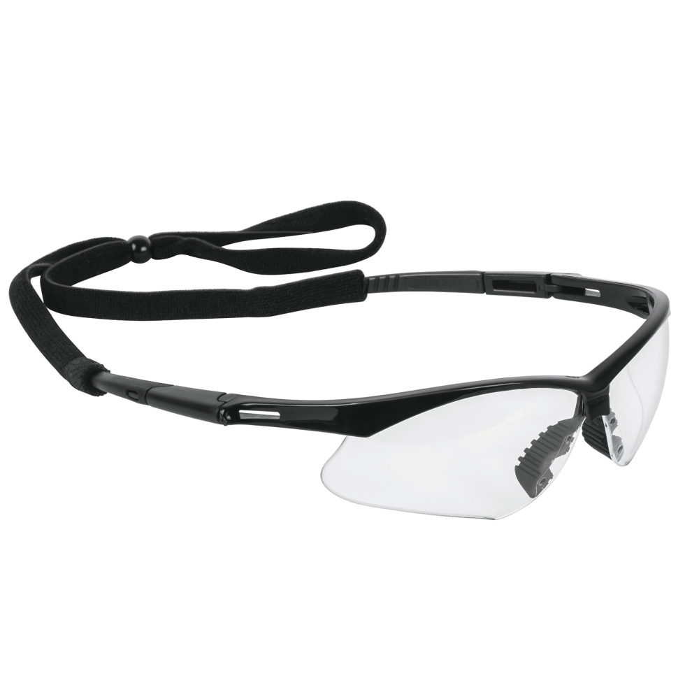 Lentes seguridad deportivo transparente antiempaño, cordón LESP-ST