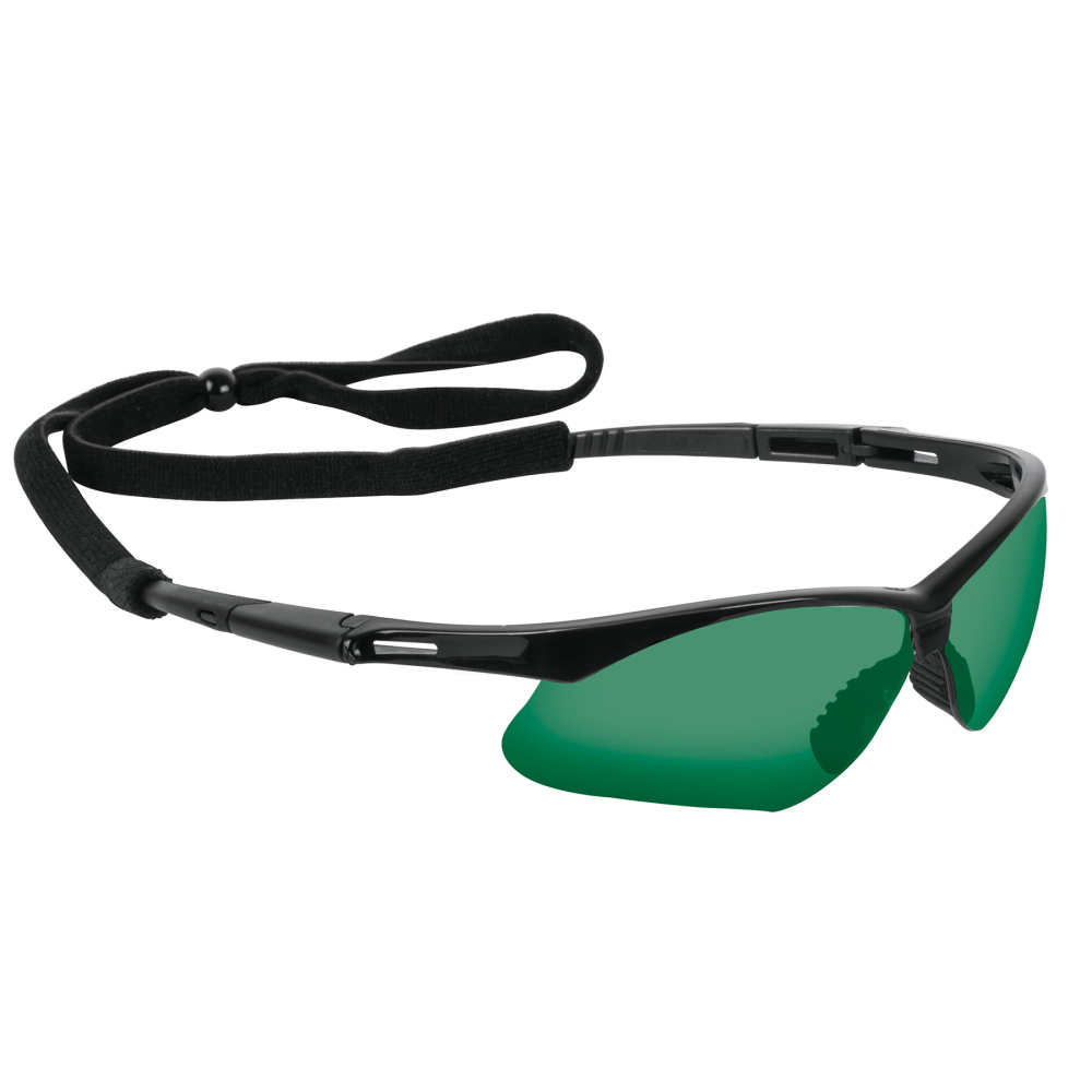 Lentes seguridad verde antiempaño c/cordón ajustable, Sport LESP-S5