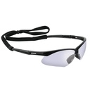 Lentes seguridad espejo azul c/cordón ajustable, Sport LESP-EZ