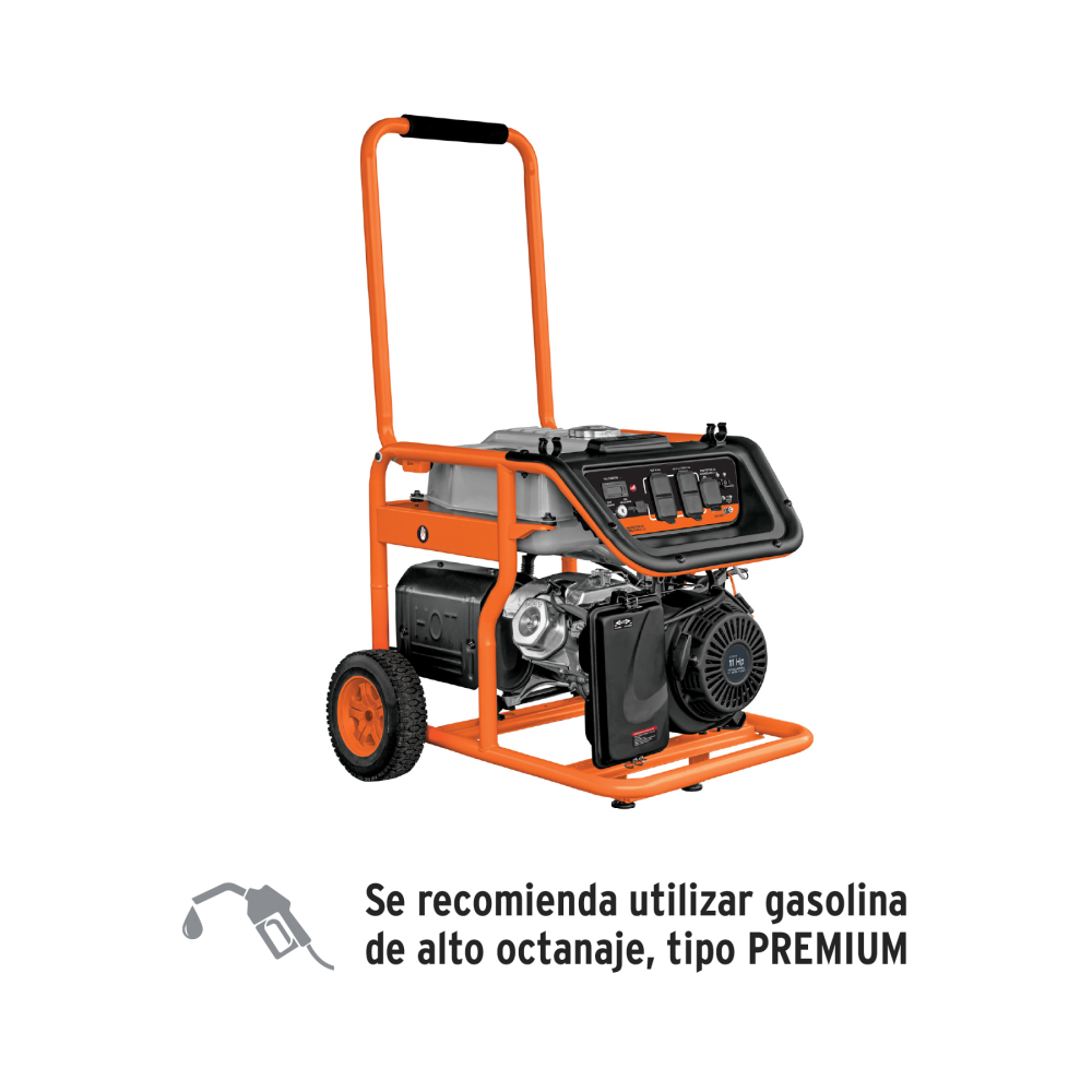Generador portátil 4.5 kW motor a gasolina, TRUPER GEN-45X