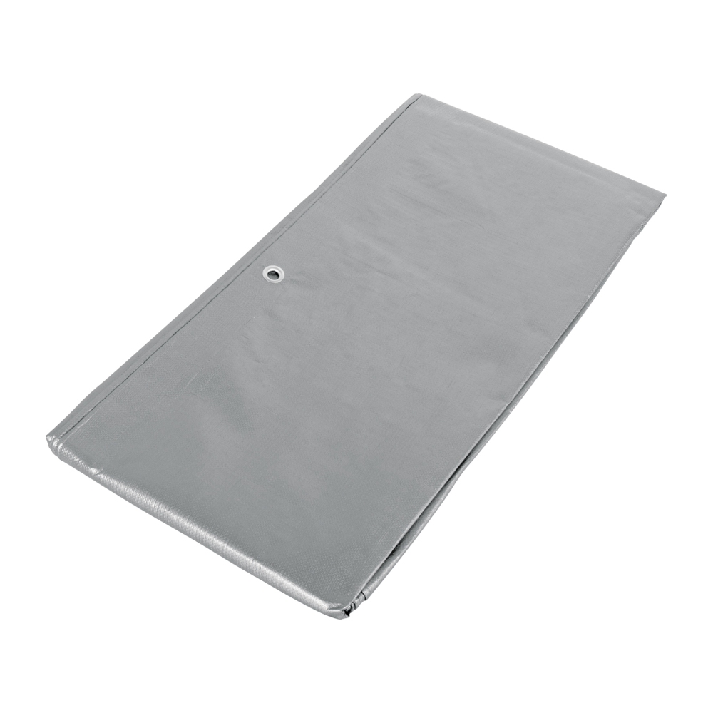 Lona de polietileno reforzada 2 x 3 m, gris, 180g/m2, TRUPER LT-23