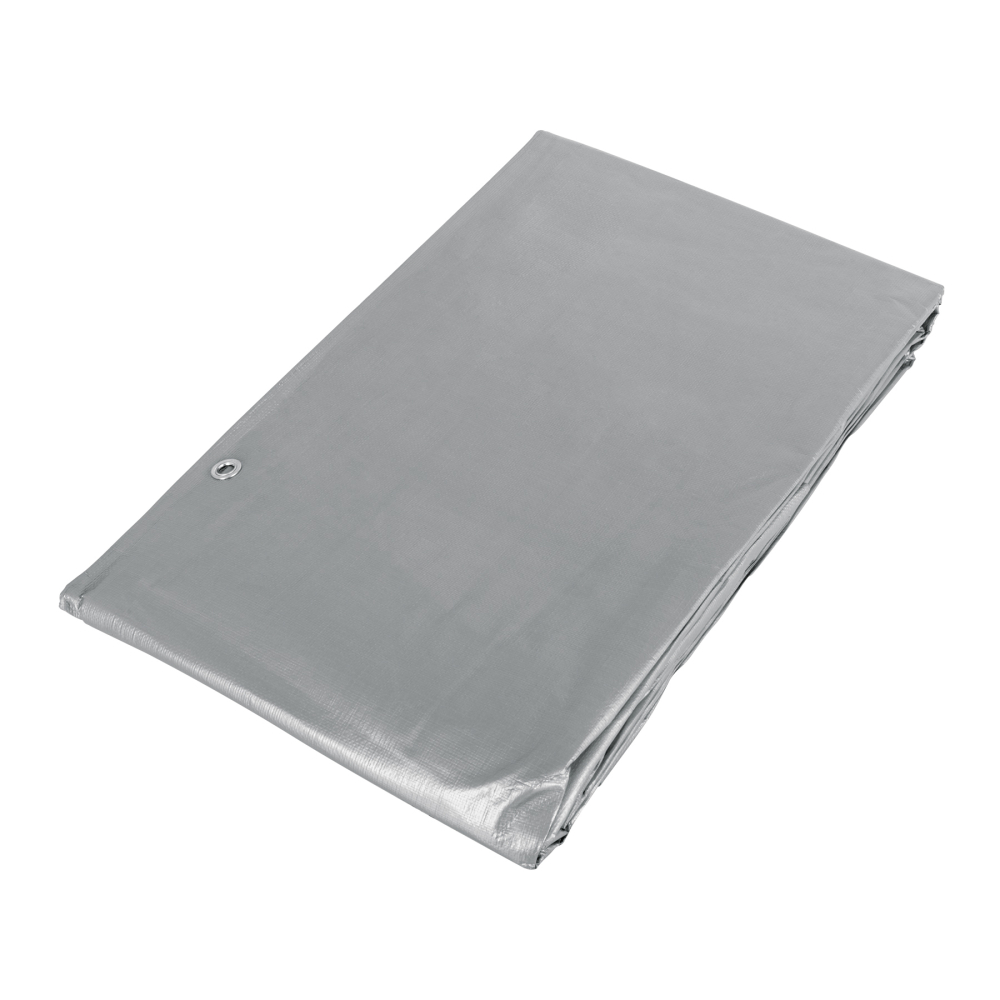 Lona de polietileno reforzada 4 x 6 m, gris, 180g/m2, TRUPER LT-46
