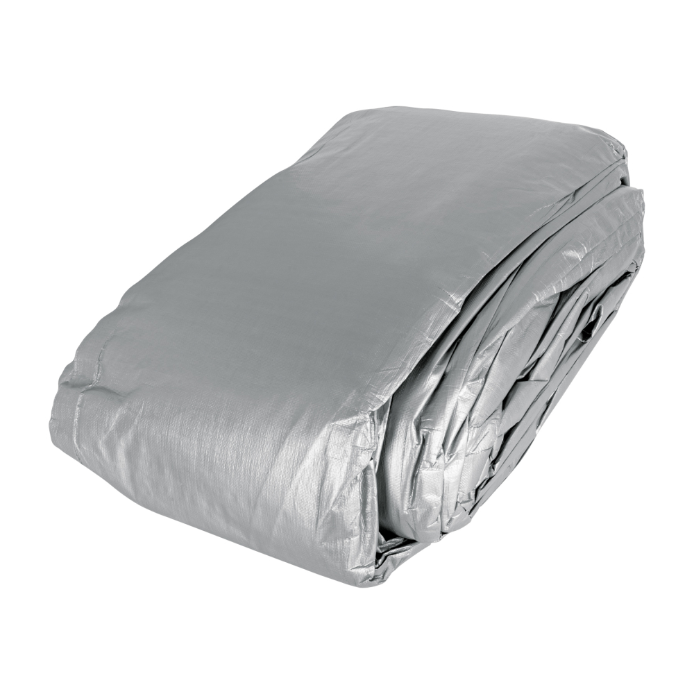 Lona de polietileno reforzada 12x17 m, gris, 180g/m2, TRUPER LT-1217