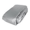 Lona de polietileno reforzada 12x17 m, gris, 180g/m2, TRUPER LT-1217