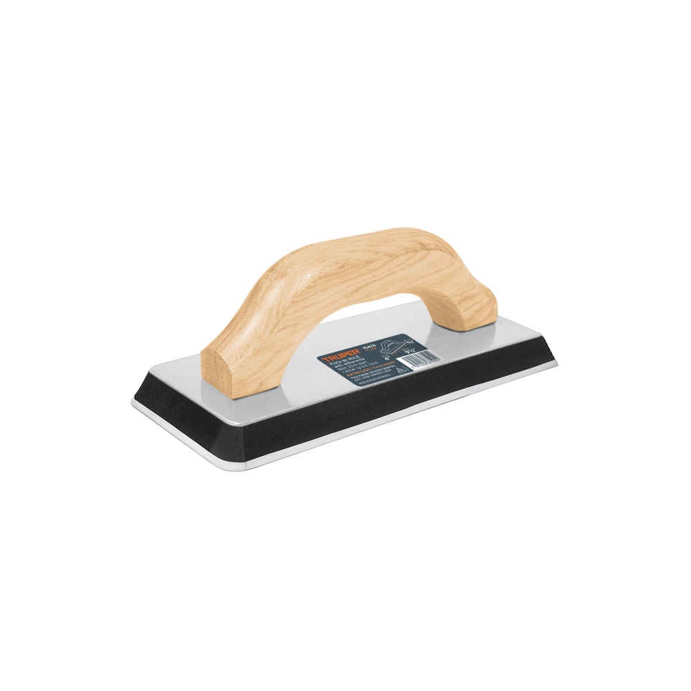 Flota de hule 9-1/2', espesor 5/8',acabado extraliso, TRUPER FL-10X