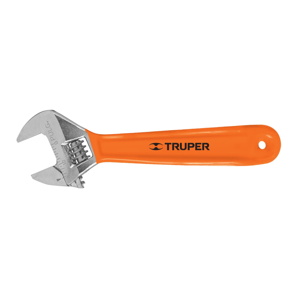 Llave ajustable (perico) 6' cromada, TRUPER PET-6X