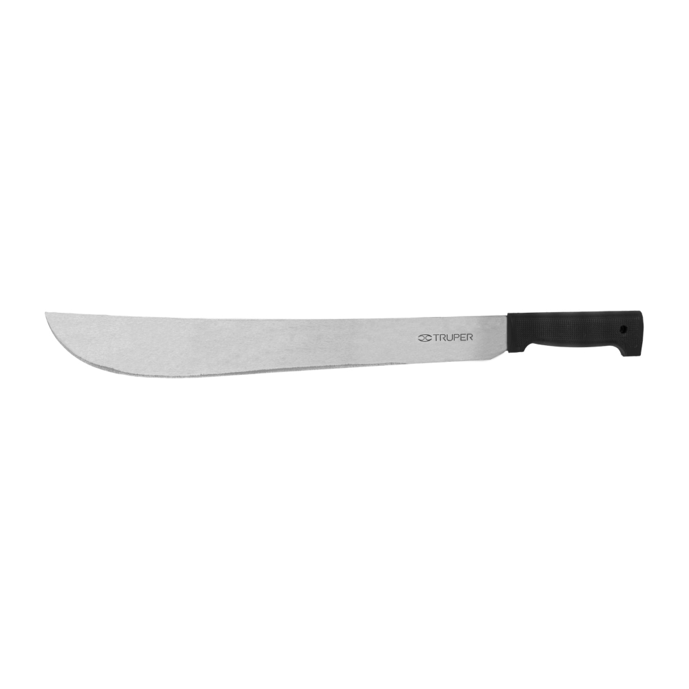 Machete estándar 18' cacha negra inyectada, TRUPER T-460-18B