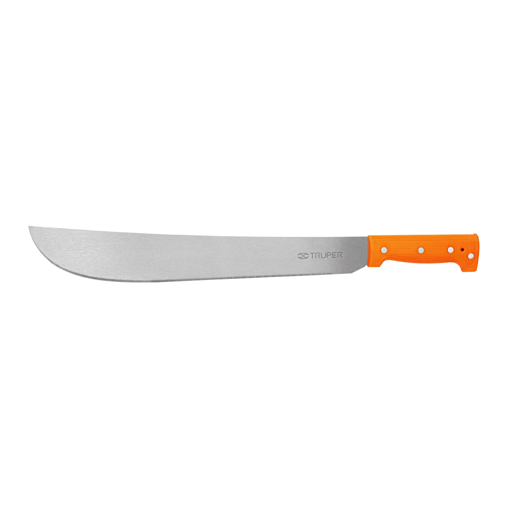 Machete estándar 16' cacha naranja remachada, TRUPER T-460-16P