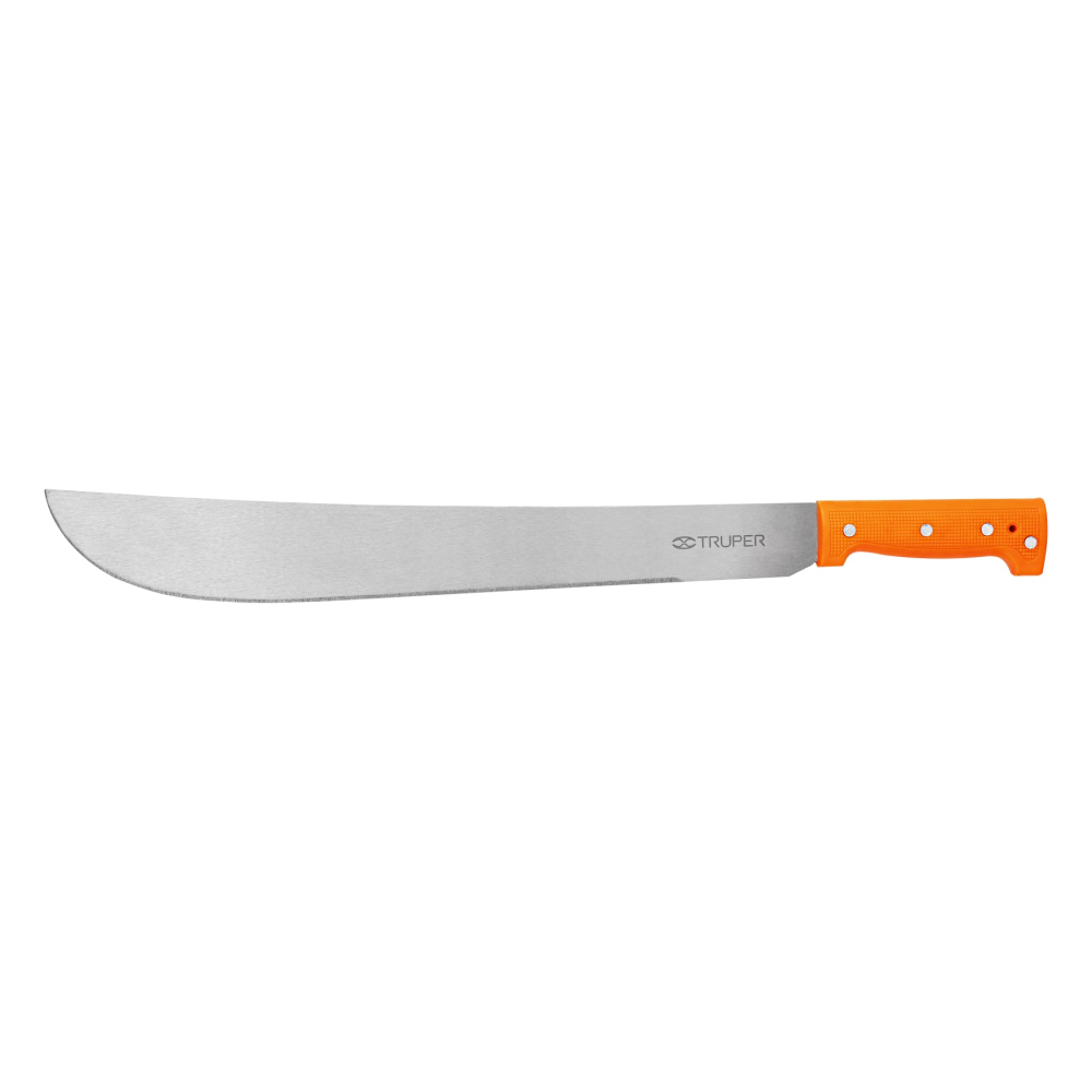 Machete estándar 18' cacha naranja remachada, TRUPER T-460-18P