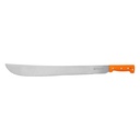Machete estándar 22' cacha naranja remachada, TRUPER T-460-22P