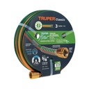 Manguera 5/8' reforzada 3 capas 15 m conexiones de metal MAN-15X5/8R