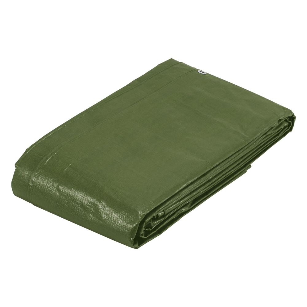Lona uso rudo 5 x 6 m, verde olivo, 240 g/m2, TRUPER EXPERT LT-56X