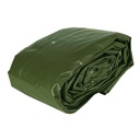 Lona uso rudo 12x17 m, verde olivo, 240 g/m2, TRUPER EXPERT LT-1217X