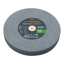 Rueda abrasiva p/esmeril 8'x25mm, óxido aluminio, grano 60 PIES-8160