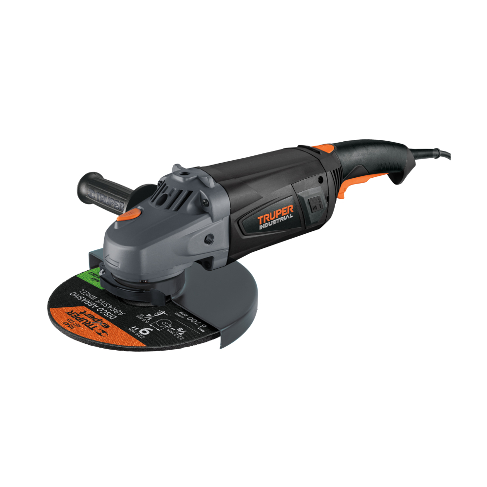 Esmeriladora angular 9', 2350W, TRUPER INDUSTRIAL ESMA-9N2