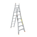 Escalera convertible, tipo ll, 15 peldaños, TRUPER ESC-215