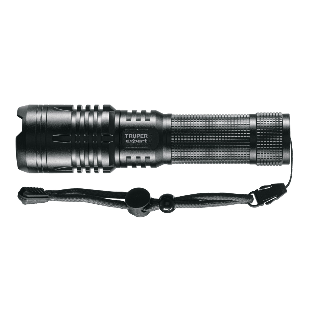Linterna LED recargable, de aluminio,1,300 lm, TRUPER EXPERT LIXR-2D