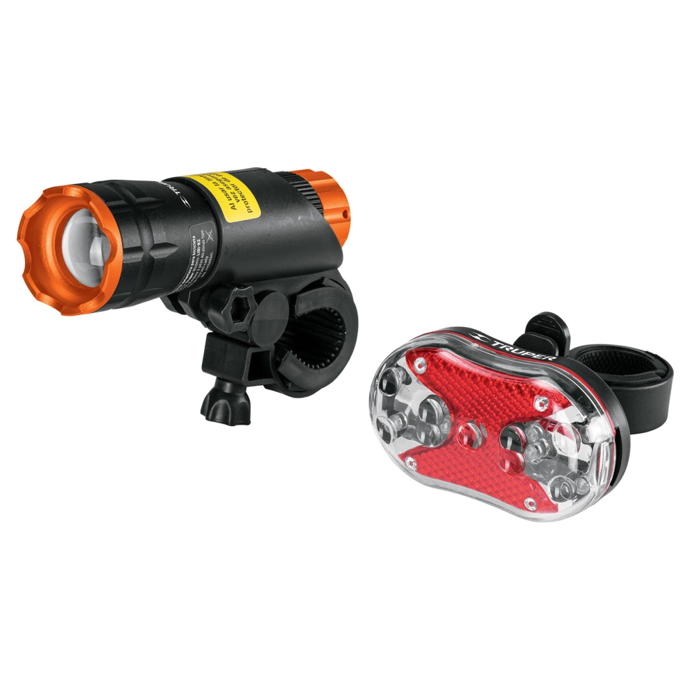 Juego de linterna delantera y trasera para bicicleta, TRUPER LIBI-K2