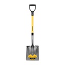 Truper, square point shovel, poly D fiberglass handle PCY-F