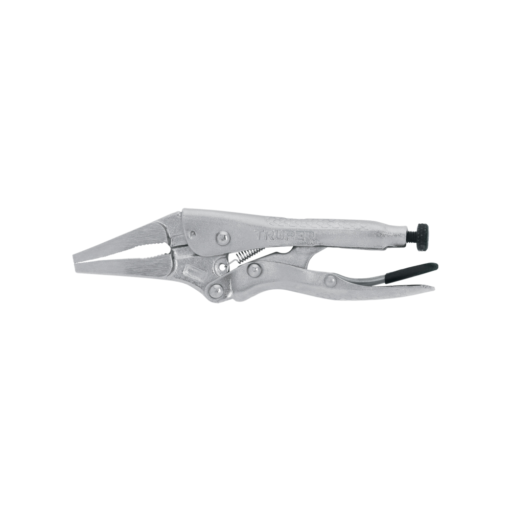 Pinza de presión 4', punta larga, TRUPER PPT-4PL