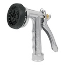 Pistola metálica para riego, 8 funciones, TRUPER PR-108