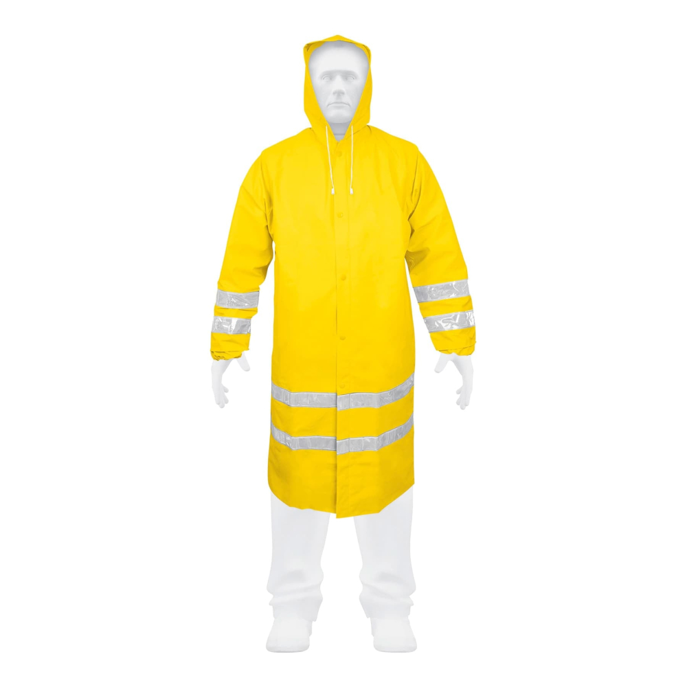 Gabardina impermeable doble capa con reflejante, G, TRUPER IM-REF-L