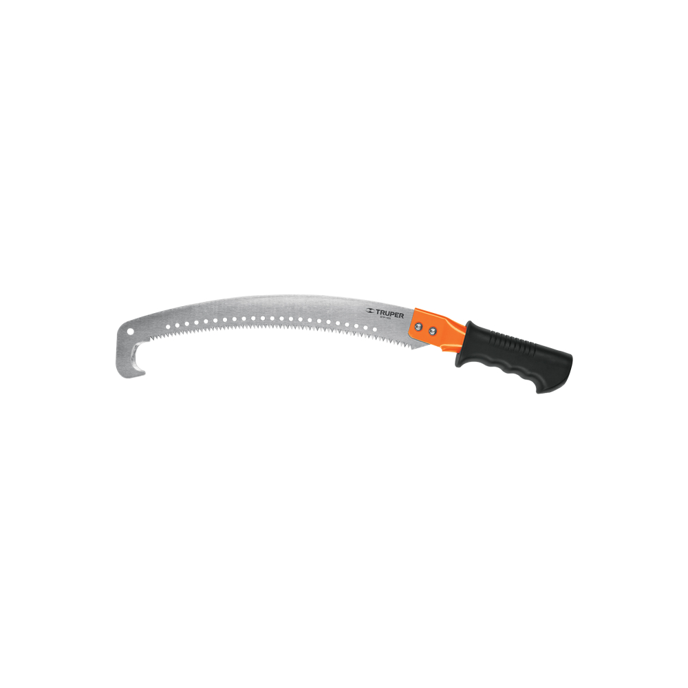Serrucho de poda 14' c/gancho,curvo,5 DPP,mango Comfort Grip STP-16X