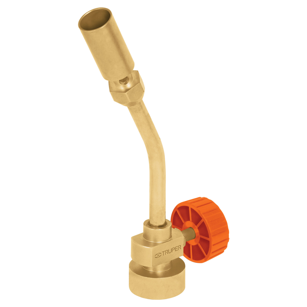 Soplete de latón, encendido manual, para gas propano, TRUPER MECH-PR