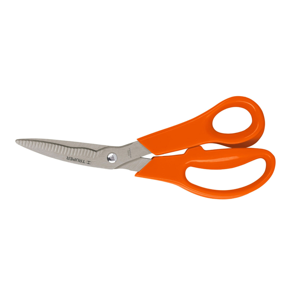 Tijera 8' multiusos,cuchilla dentada,acero inoxidable,TRUPER TIMU-8E