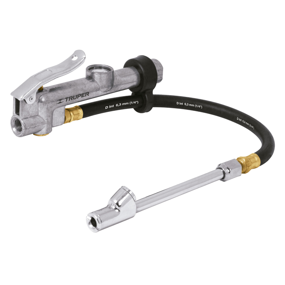 Inflador calibrador de cabeza doble, profesional, TRUPER INFCA