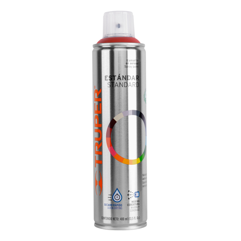 Pintura en aerosol, rojo primario, bote esbelto, 400ml PAP-RO