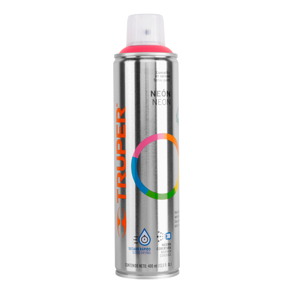 Pintura en aerosol, rosa neón, bote esbelto, 400 ml PAF-RS