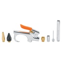 Juego pistola sopleteadora,2 boquillas,4 accesorios, TRUPER JAN-7