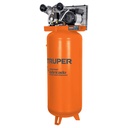Compresor lubricado, de banda, 240L, 4HP, vert, 220V, TRUPER COMP-240LV
