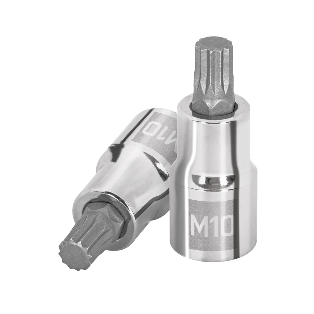 Dado punta corta bristol M10, cuadro 1/2', TRUPER D-1210-BC